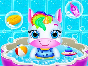 Newborn Unicorn Daycare Online Game