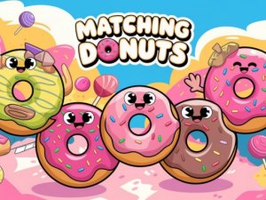 Matching Donuts Online Puzzle Game