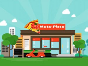 Moto Pizza Delivery Game