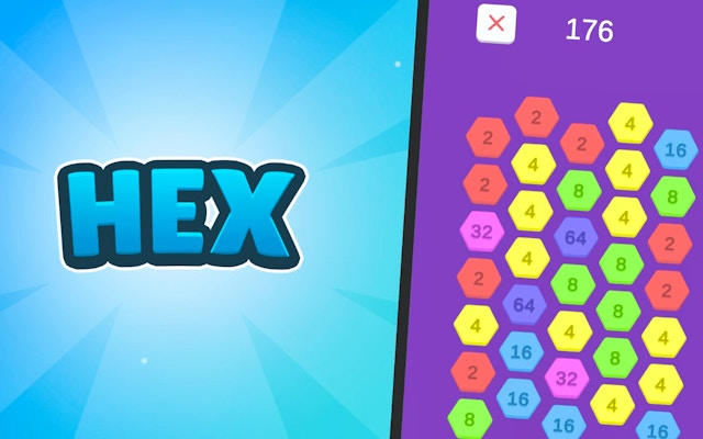 Hex-2048: Strategic Hexagonal Merge Puzzle Game