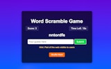 Word Scramble Game Challenge