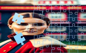 American Girl Sliding Puzzle Online Game - Puzzle Game