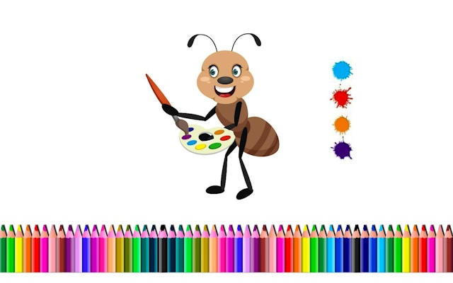Ant Color Magic: Chibi Coloring & Design