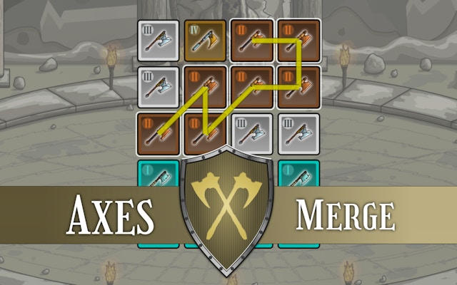 Axes Merge - Match 3 Puzzle Game