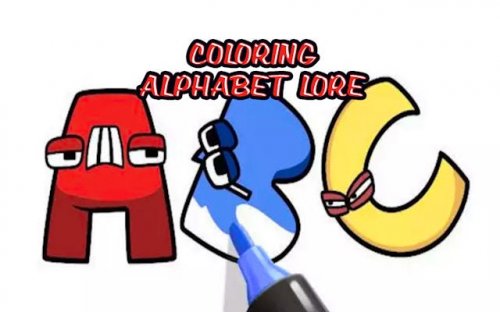 Coloring Alphacasual game Lore - Educational Coloring Book Game