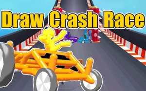 Draw Crash Race: Stunt Race - Physics Car Builder Online Game Arcade Game