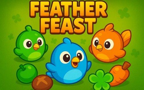 Feather Feast: Bird Feeding Frenzy