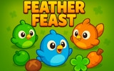 Feather Feast: Bird Feeding Frenzy