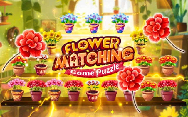 Flower Matching Puzzle Game