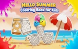 Hello Summer Coloring Book - Free Digital Art Game