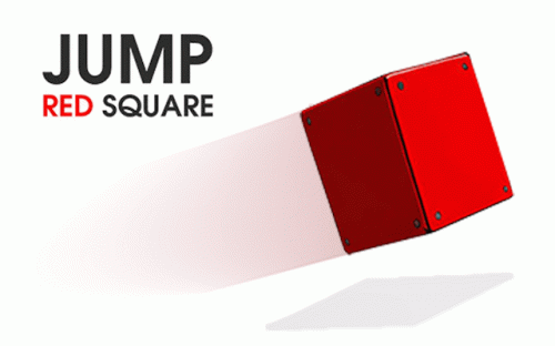 Jump Red Square - Precision Shooting Game