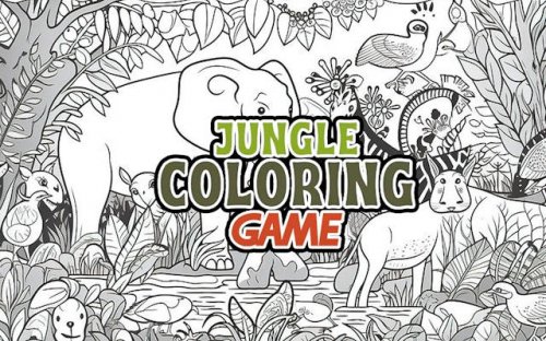Jungle Coloring Book: Relax & Color