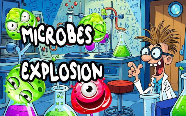 Microbes detonation: Chain Reaction Game