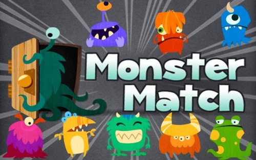 Monsters Match Memory Game