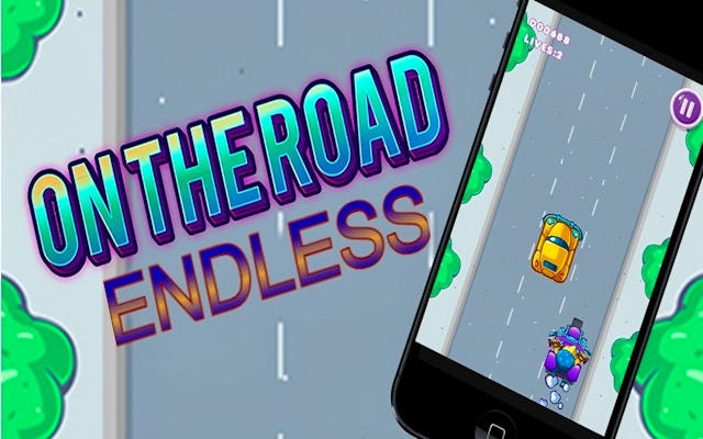 On the Road Endless - Endless Runner HTML5 Game