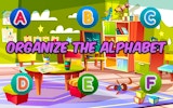 Organize The Alphacasual game - Letter Learning Game