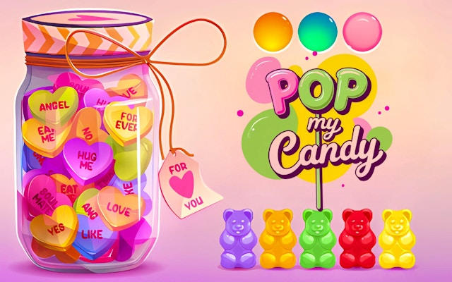 Pop My Candy - Sweet Match Puzzle Game