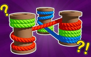 Rope Sorting Puzzle Game Online - Puzzle Game
