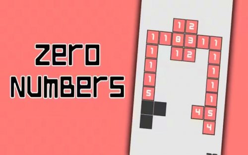 Zero Numbers Puzzle Game