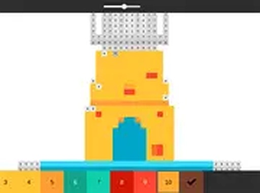 Numbered Pixel Coloring Puzzle