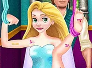 Styling Rapunzel for a Dinner Date